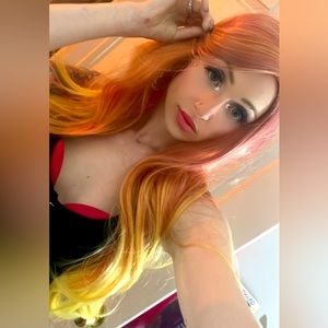 Ginger ombré wig